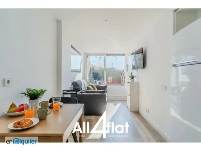 Alquiler Loft Terraza Barceloneta 45m2