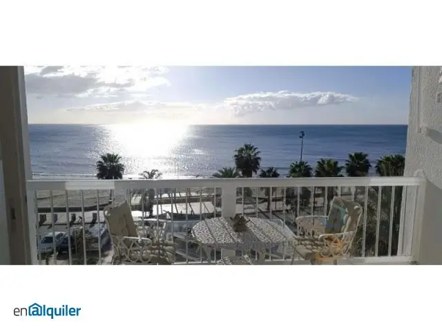 Apartamento Primera Linea Playa Carvajal Vistas al Mar Alquiler Larga Temporada