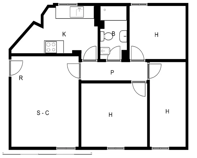 Piso 78m2 3 habitaciones Jerez de la Frontera