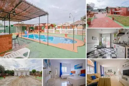 Chalet en Dos Hermanas con Piscina y Jardin