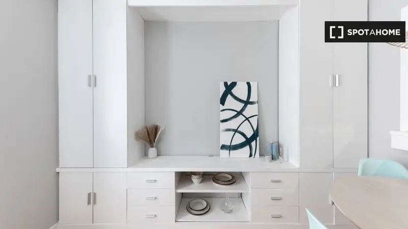 Apartamento en Madrid de 1 Dormitorio y 1 Baño
