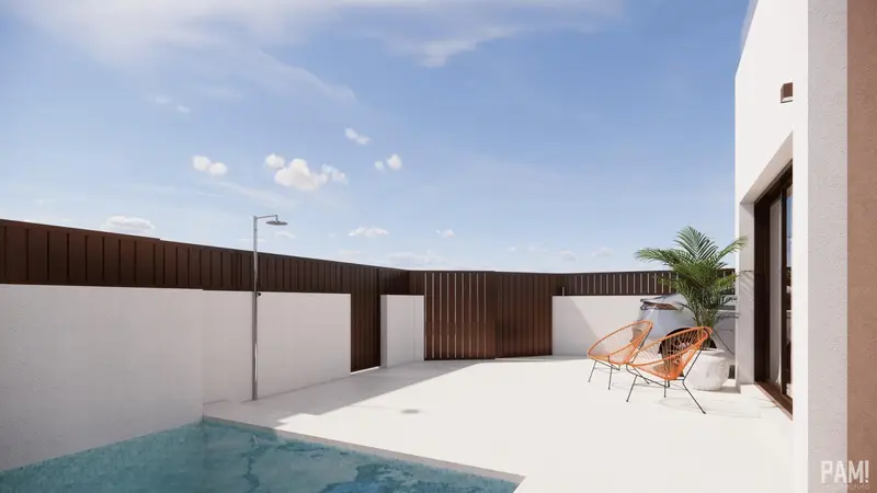 Villas Modernas en Pilar de la Horadada con Piscina Privada