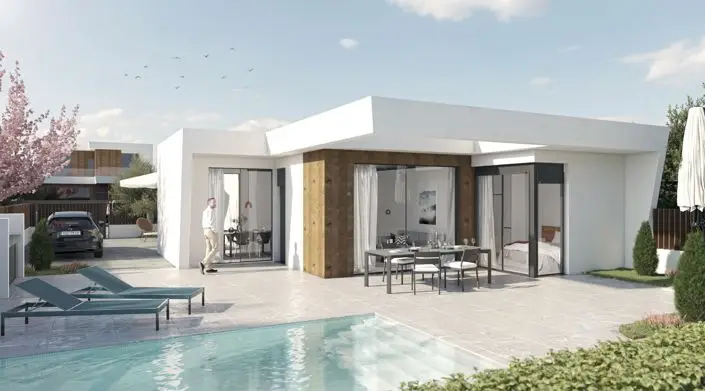 Villa 3 Dormitorios en Venta Altaona Golf Murcia