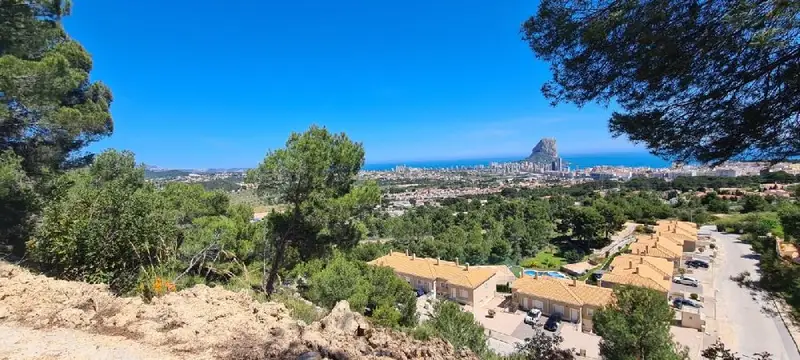 Venta Parcela Vistas Mar Oltamar Calpe 2500m2