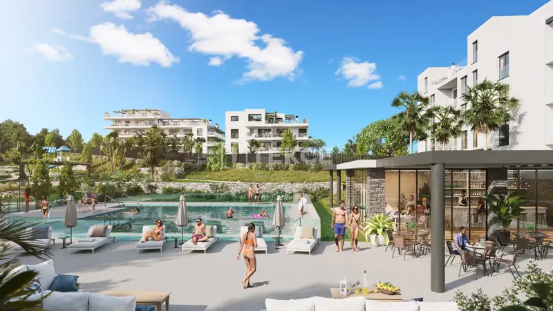 Apartamentos de Lujo en Mijas Costa Cerca de Campos de Golf