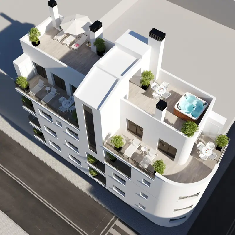 Planta Baja con Terraza en Torrevieja - Apartamentos de Obra Nueva