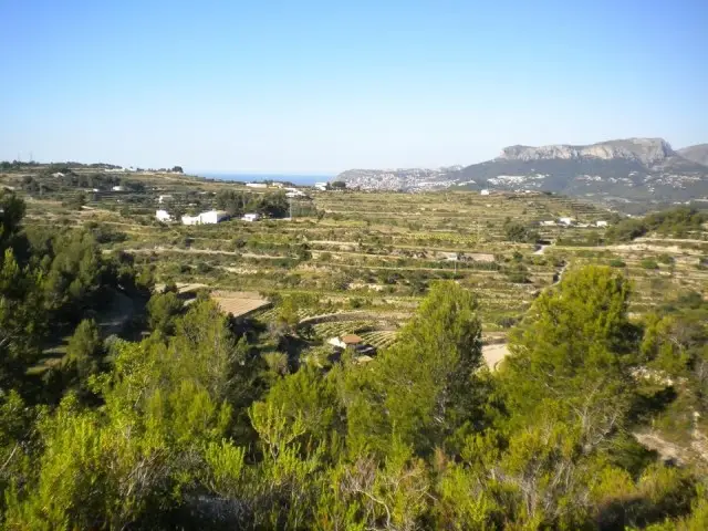 Terreno Rustico en Benissa con Vistas al Mar