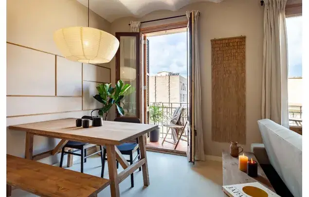 Apartamento 2 Dormitorios 50m2 Barcelona Alquiler Temporada Media Larga