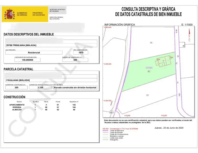 Villa en Venta 2 Dormitorios Cortijo San Rafael Nerja