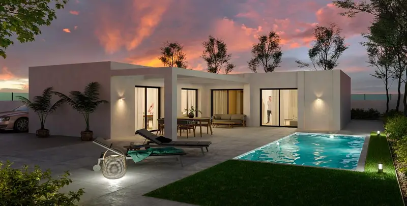 Casa con Piscina Privada en Polop - Villa de Lujo