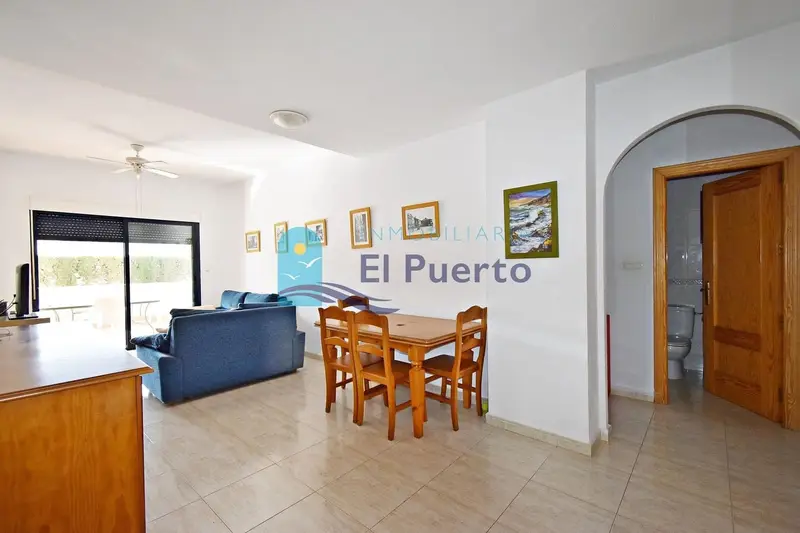 Piso en Bahia Mazarrón 85m2 3 habitaciones 2 baños Terraza Amueblado