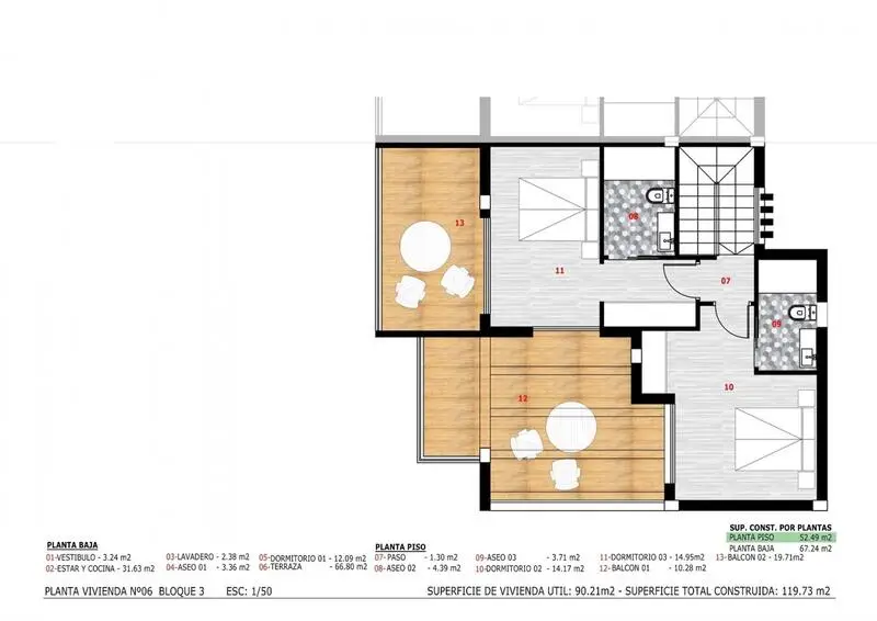 Aticos Duplex en Font del Llop Alicante