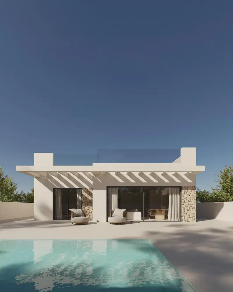 Villa en Polop de la Marina 3 dormitorios con Solarium
