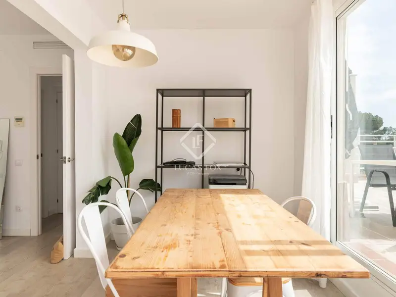 Atico en Castelldefels con terraza de 100m2