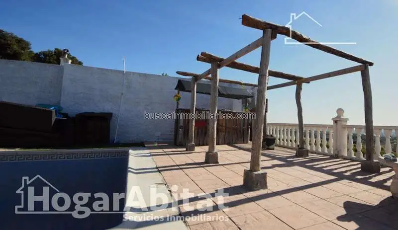 Chalet en Godelleta con Piscina y Barbacoa