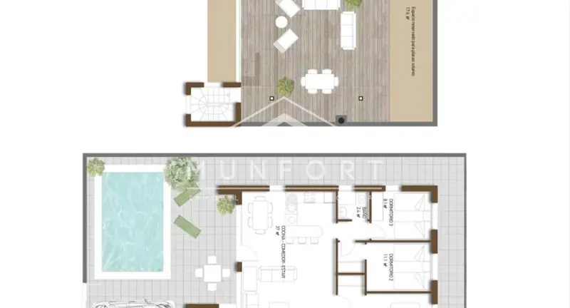 Chalet en Venta La Pinilla Fuente Alamo Murcia 3 Dormitorios Piscina Privada