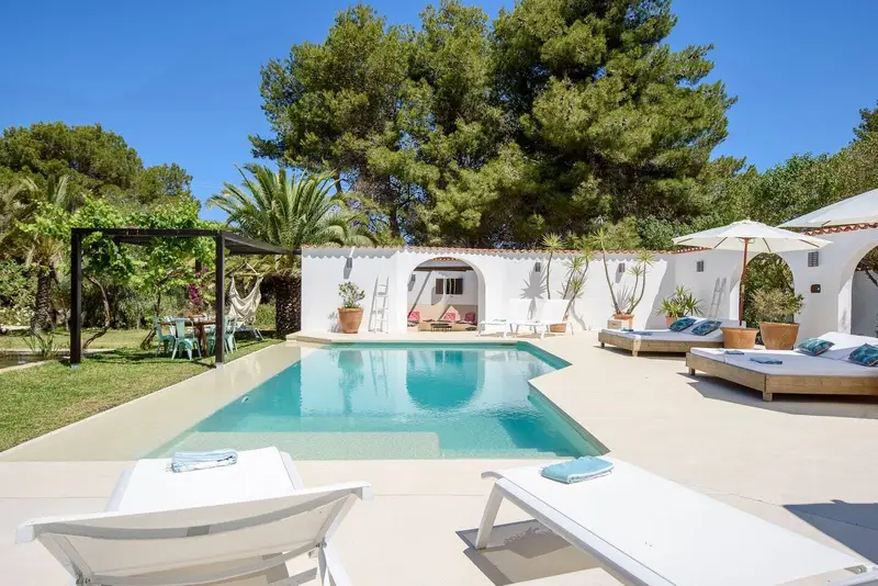 Casa Villa 6 Dormitorios Ibiza Piscina Barbacoa Juegos Familias
