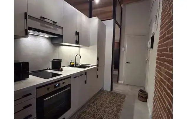 Estudio 47m2 Barcelona Amueblado con Aire Acondicionado y Lavadora