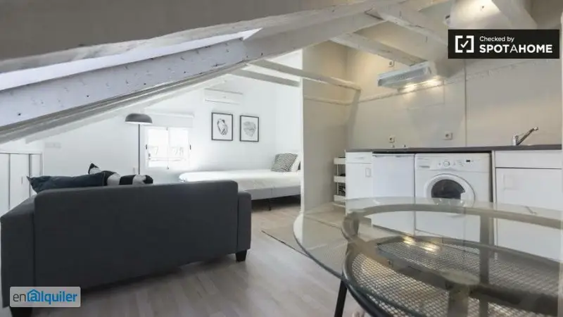 Estudio con Encanto en el Corazón de Madrid