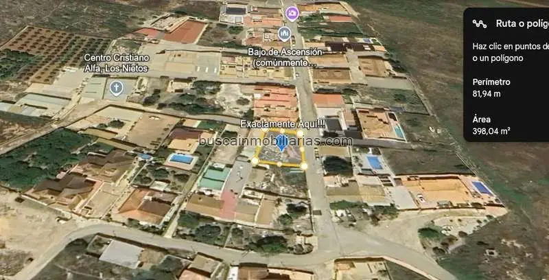 Parcela Urbana en Venta Los Nietos Cartagena