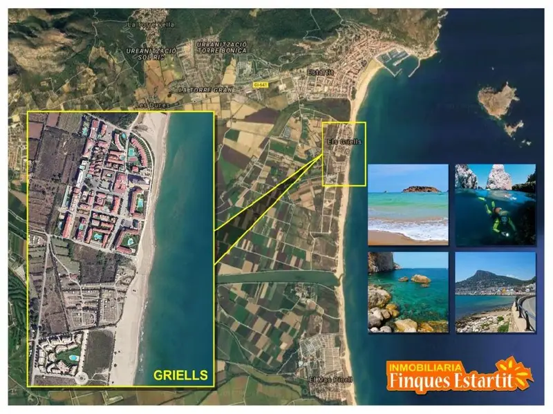 Apartamento en L Estartit con Terraza Cerca de la Playa