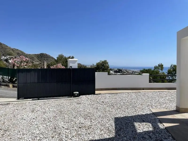 Villa Moderna en Mojacar Playa con Vistas al Mar