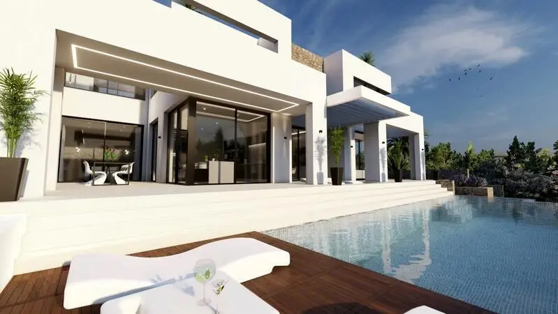 Villa de Lujo en Benissa Costa Blanca 4 Dormitorios Piscina Infinita