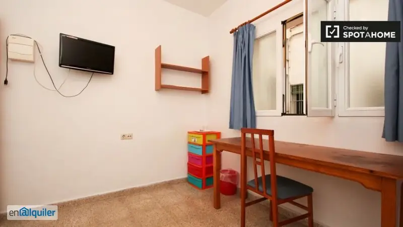 Alquiler habitación amueblada terraza Granada