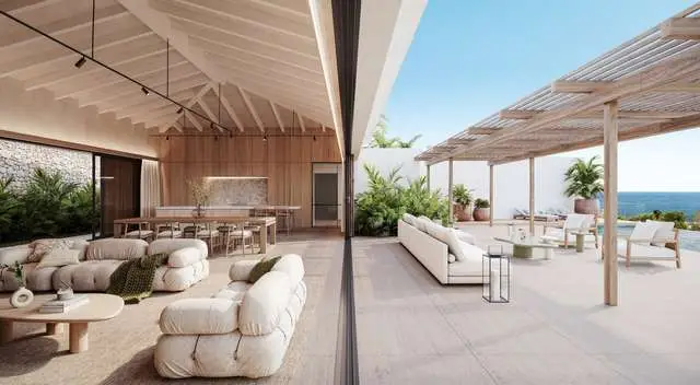Villa en Cap Martinet Ibiza con Vistas al Mar