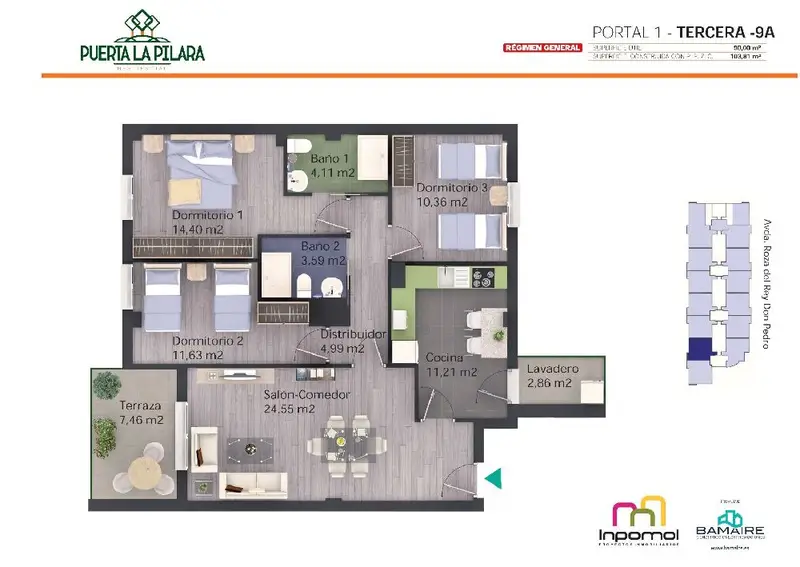 Venta Piso con Calefacción en La Pilara Badajoz