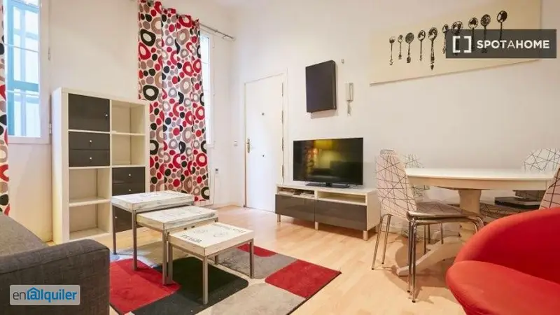 Apartamento 2 Dormitorios Malasaña Madrid Amueblado