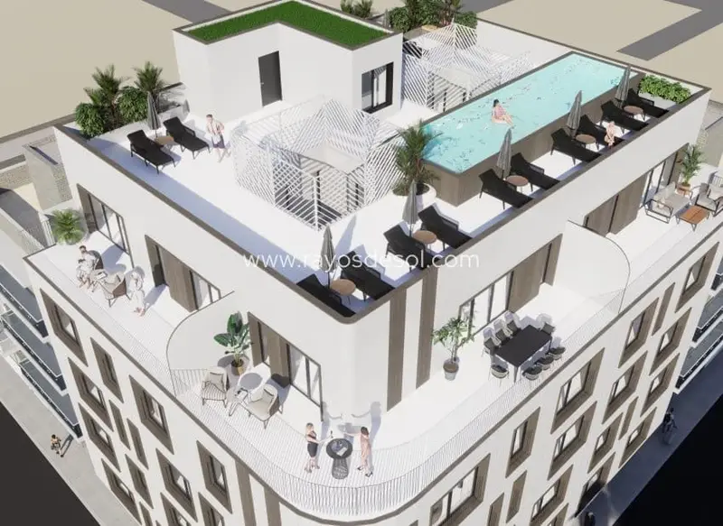 Apartamento en venta en Playa del Acequión, Torrevieja, Alicante