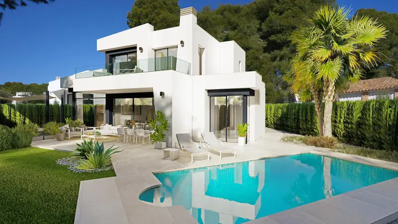 Villa en Benissa con Vistas al Mar Piscina y Barbacoa