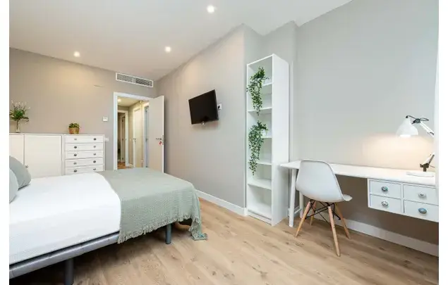 Habitacion en Madrid con Netflix y Aire Acondicionado