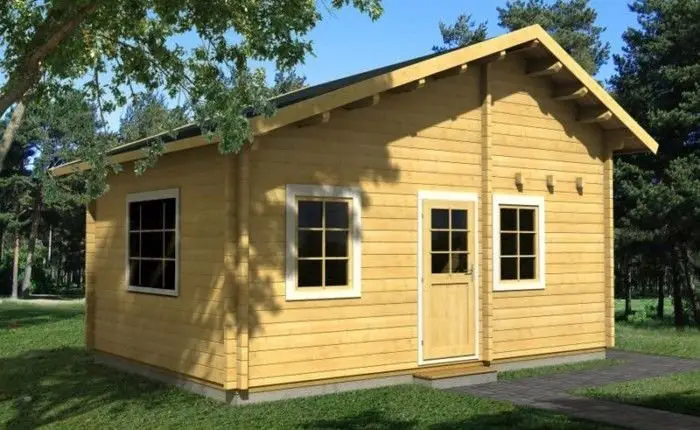 Casa Rustica de Madera 30m2 - Estilo Tradicional