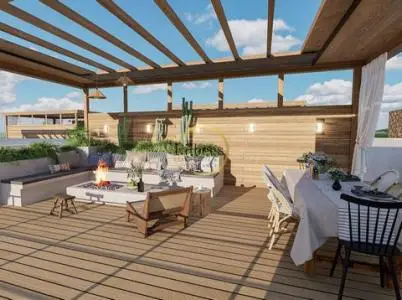 Villa Adosada Moderna en Fuente Alamo La Pinilla con Piscina Privada