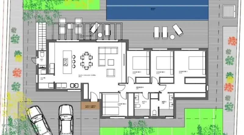 Villa en venta Polop 4 dormitorios 2 baños piscina privada
