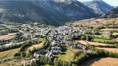 Apartamento en Benasque con Terraza y Jardin