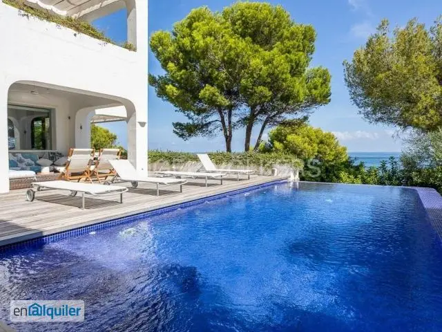 Alquiler Casa Lujo Denia Piscina Garaje Vistas Mar