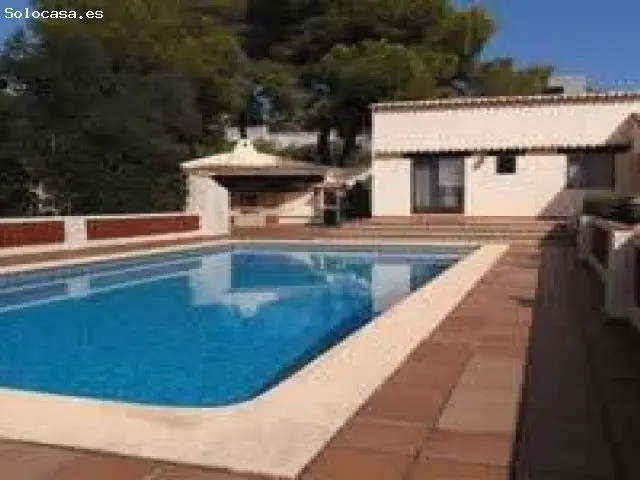 Chalet Rústico en Les Rotes Denia con Piscina