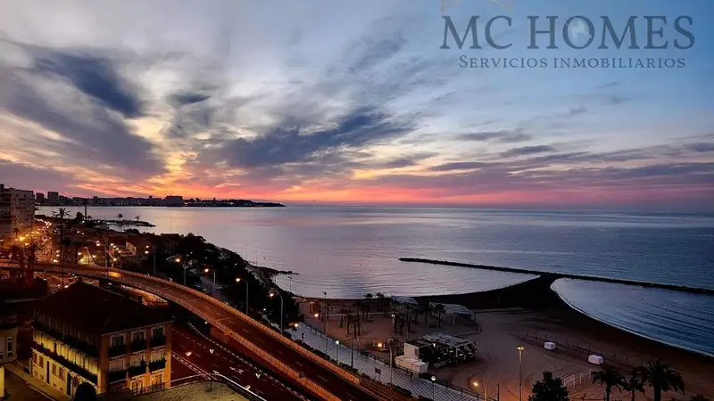 Piso en venta en Alicante 100m2 3 habitaciones 2 baños terraza vistas al mar