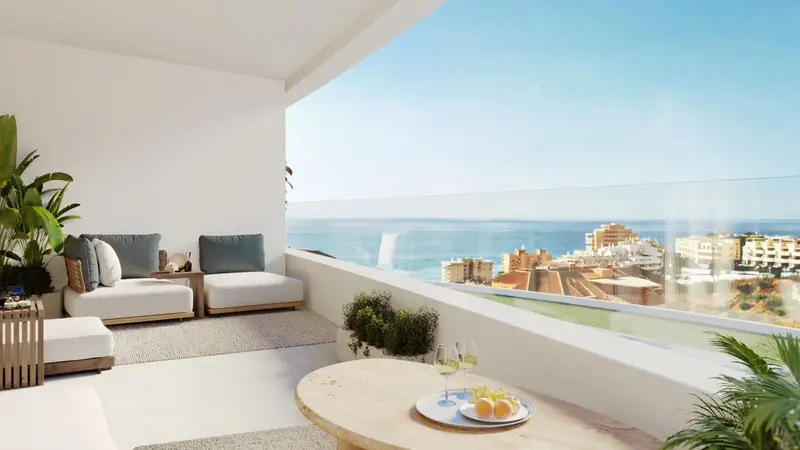 Villa Pareada Lujosa en El Higuerón con Vistas al Mar