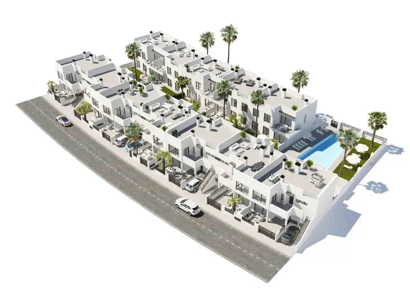 Bungalows de Lujo en San Javier con Piscina