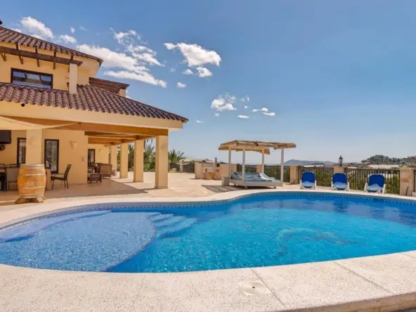 Casa Villa 4 Dormitorios Callosa Sarria Vistas Panoramicas Piscina Privada