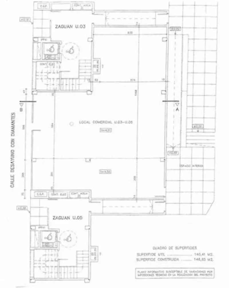 Venta Local Comercial Montecanal Zaragoza 146 m2