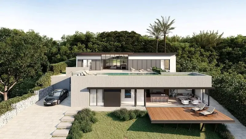 Villa Moderna en Sotogrande Alto con Vistas al Mar