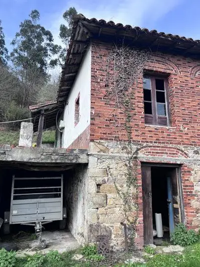 Finca Rustica con Casa de Piedra y Terreno en Salas