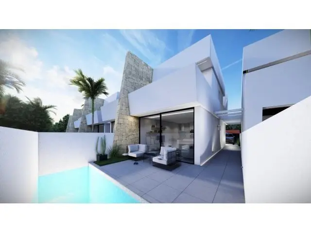 Villa Adosada en Santiago de la Ribera Murcia con Piscina Privada