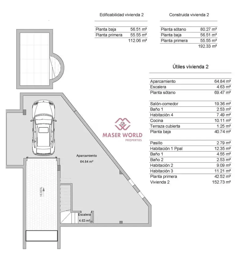 Villa en Los Alcázares 4 dormitorios 3 baños piscina nueva