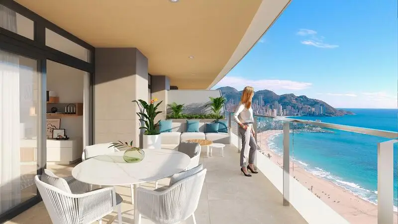 Apartamento 4 Dormitorios Benidorm Playa Poniente Vistas al Mar